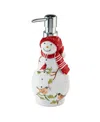 Avanti Holiday Cheer Resin Lotion Dispenser In Multi