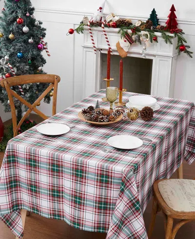 Avanti Holiday Plaid Tablecloth, 60" X 120" In Multi