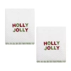 Avanti Holly Jolly 2-pc. Embellished Hand Towel In White