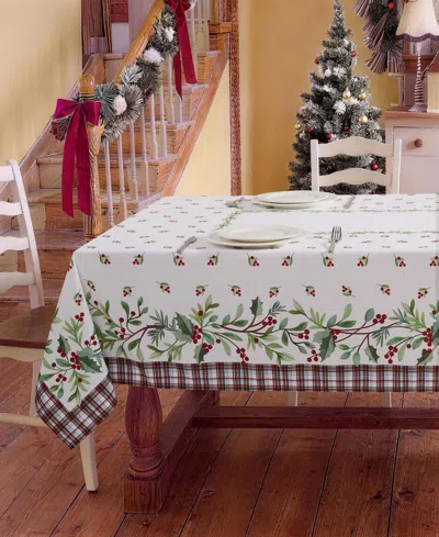 Avanti Holly Plaid Tablecloth, 60" X 102" In Multi