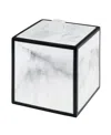 Avanti Jasper Framed Marble-look Resin Covered Jar In Multi