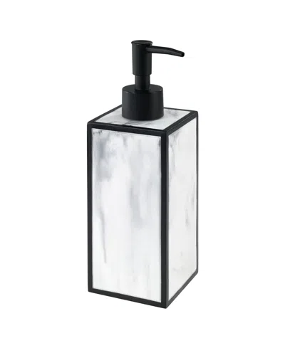 Avanti Jasper Framed Marble-look Resin Soap/lotion Dispenser In Multi