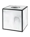 Avanti Jasper Framed Marble-look Resin Tissue Box Cover In Multi