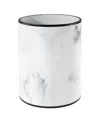 Avanti Jasper Framed Marble-look Resin Wastebasket In Multi