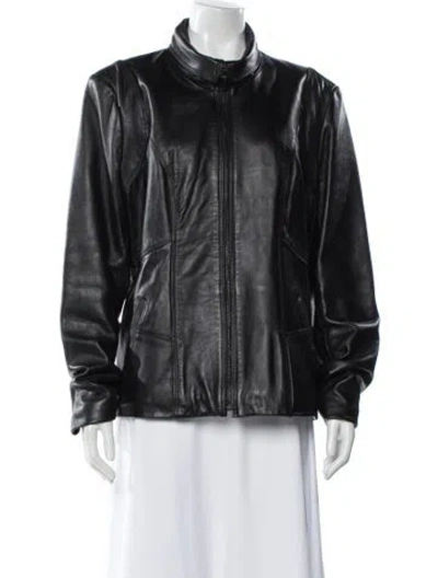 Pre-owned Avanti Leather Evening Jacket In Multi