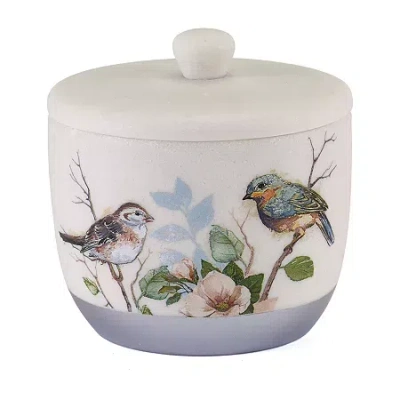 Avanti Love Nest Bathroom Canister In White