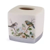 Avanti Love Nest Tissue Box Cover In White