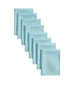 Avanti Lyford Napkins, Set Of 8, 18" X 18" In Sky Blue