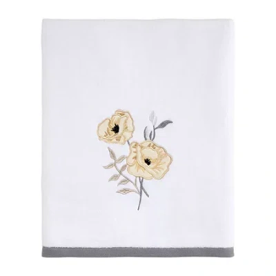 Avanti Marielle Floral Bath Towel In White