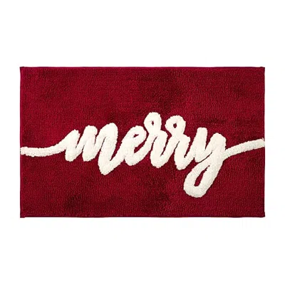 Avanti Merry Bath Rug In Red
