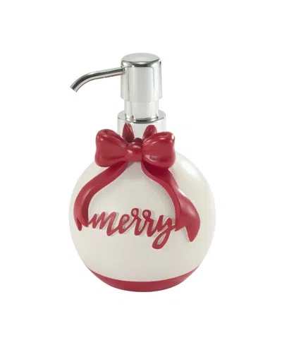 Avanti Merry Bow Resin Lotion Dispenser In Multi