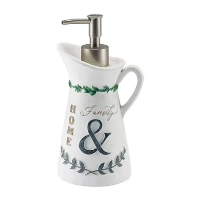 Avanti Modern Farmhouse Soap/lotion Dispenser In White