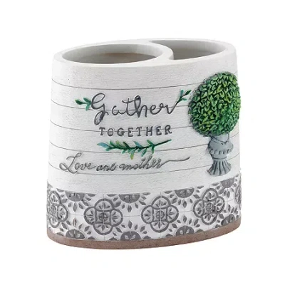 Avanti Modern Farmhouse Toothbrush Holder In Sand