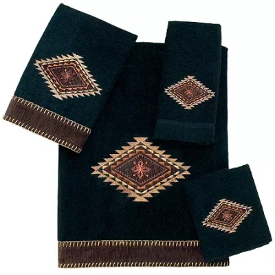 Avanti Mojave Bath Towel Collection In Black