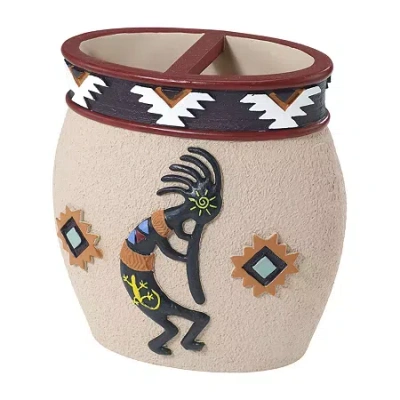 Avanti Navajo Dance Toothbrush Holder In Sand