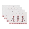 Avanti Nutcracker Candy Holiday 4-pc. Placemat In White