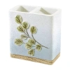 Avanti Ombre Leaves Toothbrush Holder In Green
