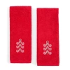Avanti Peppermint 2-pc. Embellished Hand Towel In Red