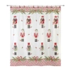 Avanti Peppermint Nutcracker Shower Curtain In White