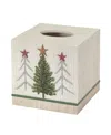 Avanti Pine Trees Resin Tissue Box Cover In Multi Color