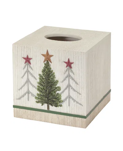Avanti Pine Trees Resin Tissue Box Cover In Multi Color