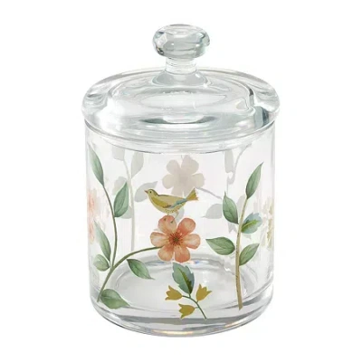 Avanti Pretty Birds Bathroom Canister In Transparent