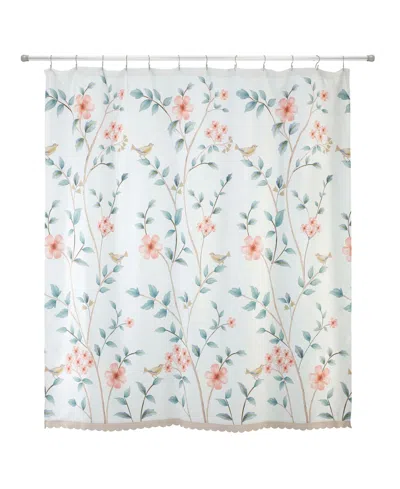 Avanti Pretty Birds Shower Curtain, 72" X 72" In Multi