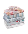 Avanti Printed 100 Brushed Cotton Flannel Sheet Sets In Multi