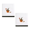 Avanti Pumpkin Patch 2 Pack Hand Towel In White