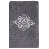 Avanti Riverview Embroidered Bath Towel Collection In Gray