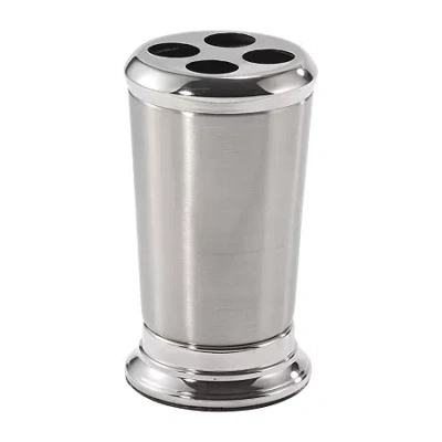 Avanti Roma Metal Toothbrush Holder In Silver