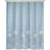 Avanti Sequin Shell Shower Curtain In Green