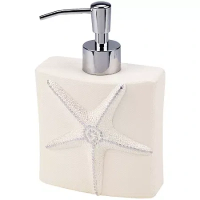 Avanti Sequin Shell Soap Dispenser In White