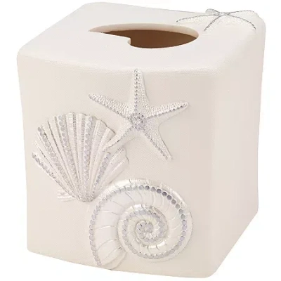 Avanti Sequin Shell Tissue Holder In Neutral
