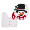 Avanti Snowman 2-pc. Holiday Bath Rug In White