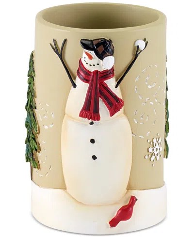 Avanti Snowman Gathering Holiday Resin Tumbler In Multicolor