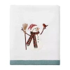 Avanti Snowman Park Hand Towel In White