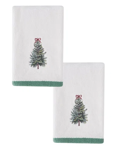 Avanti Snowy Pines Cotton Fingertip Towel Set, 2-pack In Multi