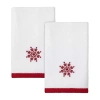 Avanti Sparkle 2-pc. Fingertip Towel In White