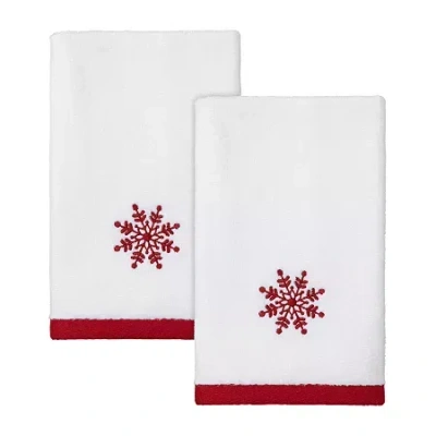 Avanti Sparkle 2-pc. Fingertip Towel In White
