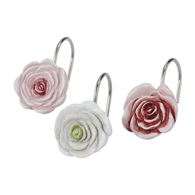 Avanti Spring Garden Shower Curtain Hooks In Pink