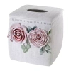 Avanti Spring Garden Tissue Box Cover In Pink