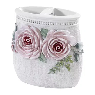Avanti Spring Garden Toothbrush Holder In Pink