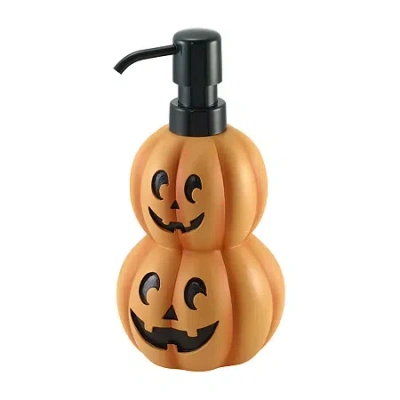 Avanti Stacked Pumpkins Soap Dispenser In Orange