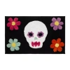 Avanti Sugar Skull Bath Rug In Black