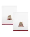 Avanti Sweet Treat Cotton 2-pc. Bath Towel Set, 50" X 27" In White