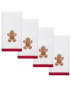 Avanti Sweet Treat Cotton 4-pc. Fingertip Towel Set, 18" X 11" In White