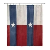Avanti Texas Flag Shower Curtain In Red