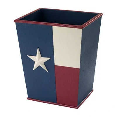 Avanti Texas Flag Trash Can In Red