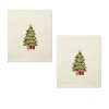 Avanti Trees 2-pc. Hand Towel In Sand
